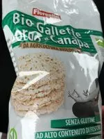Mängden socker i Bio gallette sorgo e canapa
