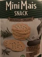 Mängden socker i Mais snack Rosmarino Bio