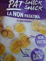 Mängden socker i SNICK SNACK La non patatina al sale marino