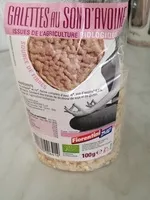 Mängden socker i Galettes au son d'avoine bio