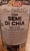 Mängden socker i Bio gallette con semi di chia
