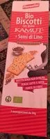 Mängden socker i Bio Biscotti con Grano e semi di lino