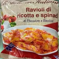 Mängden socker i Ravioli ricotta e spinaci