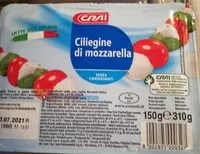 Mängden socker i Ciliegine di mozzarella