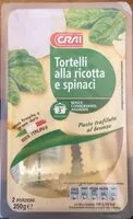 Mängden socker i Tortelli alla ricotta e spinaci