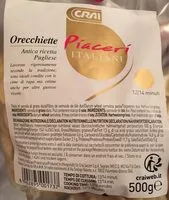 Mängden socker i Orecchiette