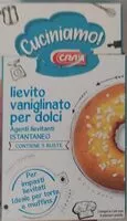 Mängden socker i Lievito vanigliato per dolci