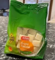 Mängden socker i Grana Padano a cubetti