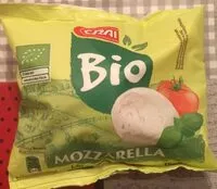 Mängden socker i Mozzarella BIO
