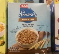 Mängden socker i Bastoncini di crusca