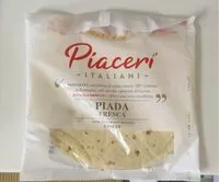 Mängden socker i Piada fresca