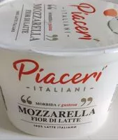 Mängden socker i Mozzarella fior di latte