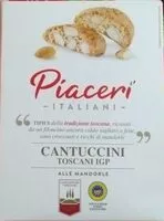 Mängden socker i Cantucci Toscani IGP alle mandorle