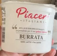 Mängden socker i Burrata