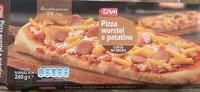 Mängden socker i Pizza wrustel e patatine