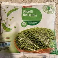 Mängden socker i Piselli finissimi