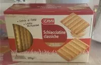 Mängden socker i Schiacciatine Classiche
