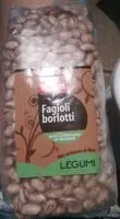 Mängden socker i Fagioli borlotti