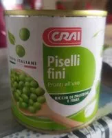 Mängden socker i Piselli fini pronti all'uso