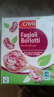 Mängden socker i Fagioli borlotti