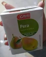 Mängden socker i succo alla pera