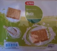 Mängden socker i Petit biscotti secchi