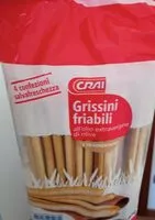 Mängden socker i Grissini friabili