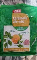 Mängden socker i Caramelle alle erbe