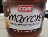 Mängden socker i Crema di marroni alla vaniglia