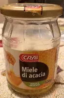 Mängden socker i Miele di acacia