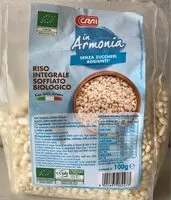 Mängden socker i Riso integrale soffiato biologico