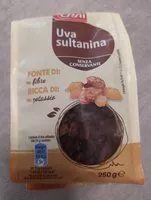 Mängden socker i Uva sultanina