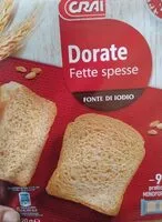 Mängden socker i Fette biscottate