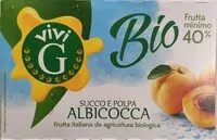 Mängden socker i Succo e polpa ALBICOCCA