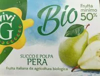 Mängden socker i Succo e polpa pera