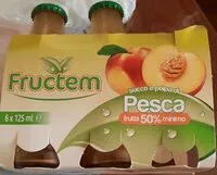 Mängden socker i Succo e polpa di pesca frutta 50% minimo