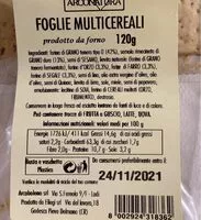 Mängden socker i Foglie multicereali