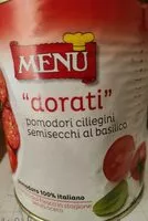 Mängden socker i Menù Dorati