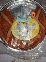 Mängden socker i Tarte artisanale à la confiture de citron