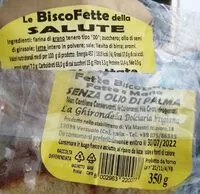 Mängden socker i Bisco fette della salute