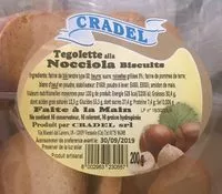 Mängden socker i Tegolette alla nocciola biscuits