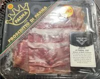 Mängden socker i Jambon de Parme