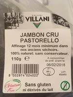 Mängden socker i Jambon cru Pastorello