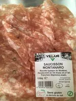 Mängden socker i Saucisson montanaro