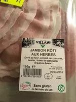 Mängden socker i Jambon roti aux herbes
