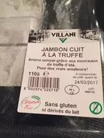 Mängden socker i Jambon Cuit A La Truffe