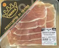 Mängden socker i Prosciutto di parma