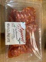 Mängden socker i Chiffonnade de spianata piquante 80g