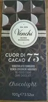 Mängden socker i Chocolat noir 75% sans sucre ajouté