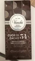 Mängden socker i Cuor di cacao 54%